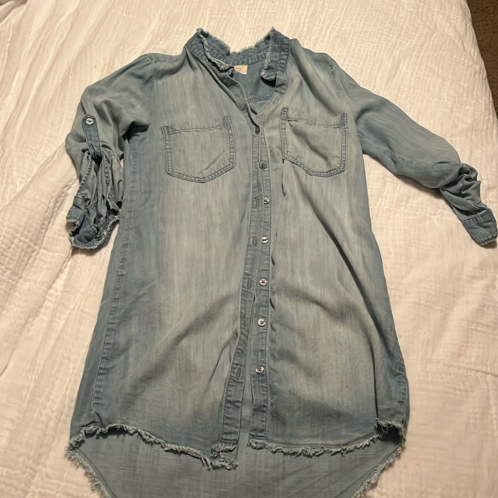 Womens Cloth And Stone Denim Dress